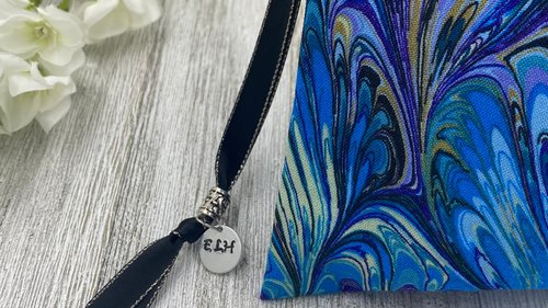 Swirls Tarot Bag/ Custom Tarot Pouch/ Keepsake Bag / Drawstring Bag / Oracle Bag / Crystal Bag / Tarot Pouch / Cosmetic Bag
