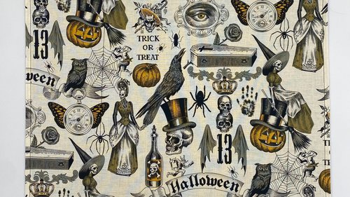 Halloween Altar Cloth, Tarot Cloth, Altar Decor, Double Sided Altar Cloth, Wall Hanging, Dice Mat, Centerpiece