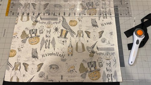 Halloween Altar Cloth, Tarot Cloth, Altar Decor, Double Sided Altar Cloth, Wall Hanging, Dice Mat, Centerpiece