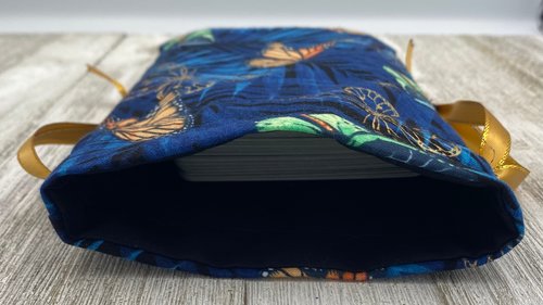 Butterfly Tarot Bag/ Custom Tarot Pouch/ Keepsake Bag / Drawstring Bag / Oracle Bag / Crystal Bag / Tarot Pouch / Cosmetic Bag