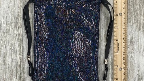 Holographic Tarot Bag/ Custom Tarot Pouch/ Keepsake Bag / Drawstring Bag / Oracle Bag / Crystal Bag / Tarot Pouch / Cosmetic Bag