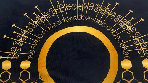 Minimalist Sun Altar Cloth, Tarot Cloth, Altar Decor, Double Sided Altar Cloth, Wall Hanging, Dice Mat, Centerpiece