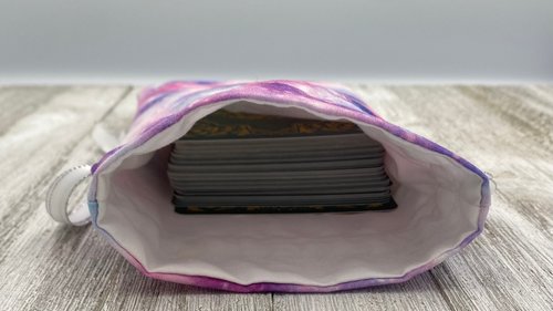 Galaxy Tarot Bag/ Custom Tarot Pouch/ Keepsake Bag / Drawstring Bag / Oracle Bag / Crystal Bag / Tarot Pouch / Cosmetic Bag