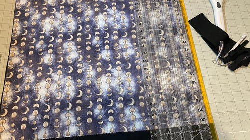 Moon Phase Altar Cloth, Tarot Cloth, Altar Decor, Double Sided Altar Cloth, Wall Hanging, Dice Mat, Centerpiece