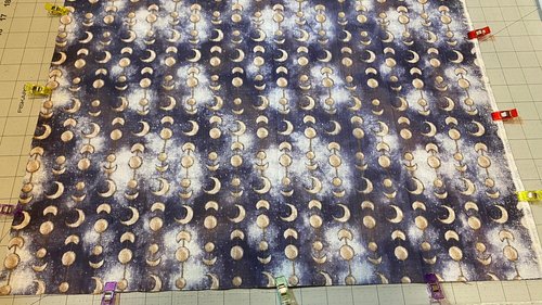 Moon Phase Altar Cloth, Tarot Cloth, Altar Decor, Double Sided Altar Cloth, Wall Hanging, Dice Mat, Centerpiece