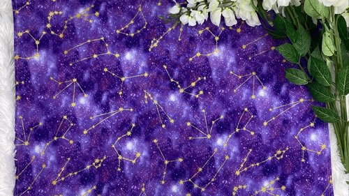 Constellations Altar Cloth, Tarot Cloth, Altar Decor, Double Sided Altar Cloth, Wall Hanging, Dice Mat, Centerpiece