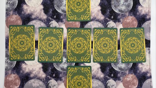 Moons Altar Cloth, Tarot Cloth, Altar Decor, Double Sided Altar Cloth, Wall Hanging, Dice Mat, Centerpiece