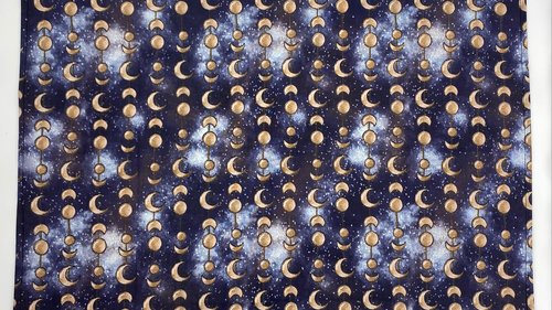 Moon Phase Altar Cloth, Tarot Cloth, Altar Decor, Double Sided Altar Cloth, Wall Hanging, Dice Mat, Centerpiece