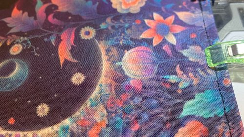 MINI Altar Cloth - Moon Garden, Traveling Altar Cloth, Portable Altar Cloth, Small Spaces Altar, Home Office Altar