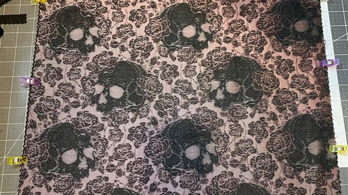 Skulls Altar Cloth, Tarot Cloth, Altar Decor, Double Sided Altar Cloth, Wall Hanging, Dice Mat, Centerpiece