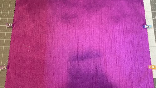 Faux Silk Dupioni Purple Altar Cloth, Tarot Cloth, Altar Decor, Double Sided Altar Cloth, Wall Hanging, Dice Mat, Centerpiece