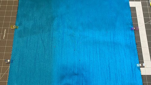 Faux Silk Dupioni Blue Altar Cloth, Tarot Cloth, Altar Decor, Double Sided Altar Cloth, Wall Hanging, Dice Mat, Centerpiece