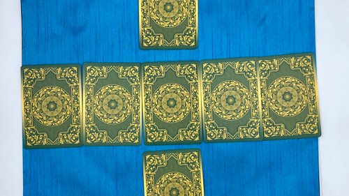 Faux Silk Dupioni Blue Altar Cloth, Tarot Cloth, Altar Decor, Double Sided Altar Cloth, Wall Hanging, Dice Mat, Centerpiece