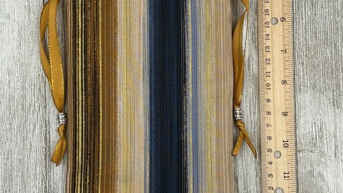 Beachy Stripes Tarot Bag/ Custom Tarot Bag/ Keepsake Bag / Drawstring Bag / Oracle Bag / Jewelry Bag / Crystal Bag / Gift Bag / Tarot Pouch