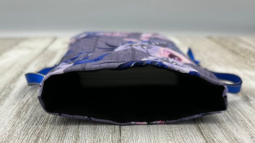 Floral Tarot Bag/ Custom Tarot Bag/ Keepsake Bag / Drawstring Bag / Oracle Bag / Jewelry Bag / Crystal Bag / Gift Bag / Tarot Pouch