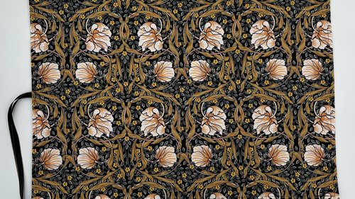Reversible Silk Lined Tarot Wrap/ William Morris Tarot Wrap / Tarot Supplies / Tarot Deck Storage / Tarot Cloth / Tarot Supplies / Altar