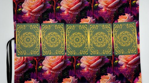 Reversible Silk Lined Tarot Wrap/ Rose Tarot Wrap / Tarot Supplies / Tarot Deck Storage / Tarot Cloth / Tarot Supplies / Altar