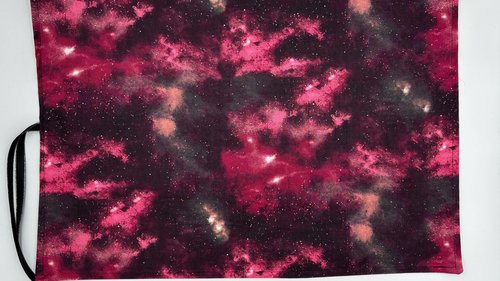 Reversible Cotton Lined Tarot Wrap/ Galaxy Tarot Wrap / Tarot Supplies / Tarot Deck Storage / Tarot Cloth / Tarot Supplies / Altar