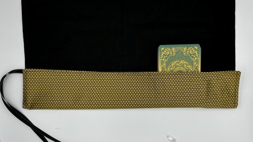 Reversible Silk Tarot Wrap/ Tarot Wrap / Tarot Supplies / Tarot Deck Storage / Tarot Cloth / Tarot Supplies / Altar