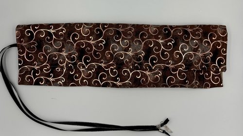 Reversible Silk Lined Tarot Wrap/ Swirls Tarot Wrap / Tarot Supplies / Tarot Deck Storage / Tarot Cloth / Tarot Supplies / Altar