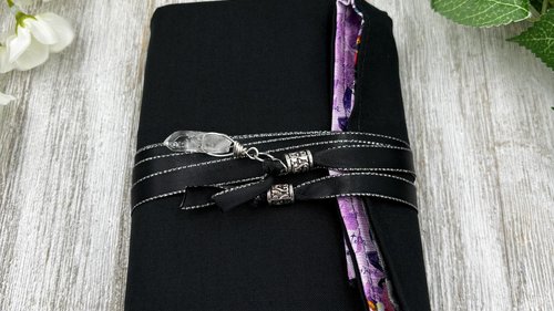 Reversible Cotton Lined Tarot Wrap/ Cat Tarot Wrap / Tarot Supplies / Tarot Deck Storage / Tarot Cloth / Tarot Supplies / Altar
