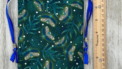 Firefly Tarot Bag/ Custom Tarot Pouch/ Keepsake Bag / Drawstring Bag / Oracle Bag / Crystal Bag / Tarot Pouch / Cosmetic Bag