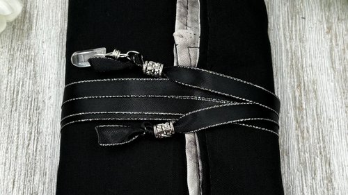 Reversible Cotton Lined Tarot Wrap/ Moons Tarot Wrap / Tarot Supplies / Tarot Deck Storage / Tarot Cloth / Tarot Supplies / Altar