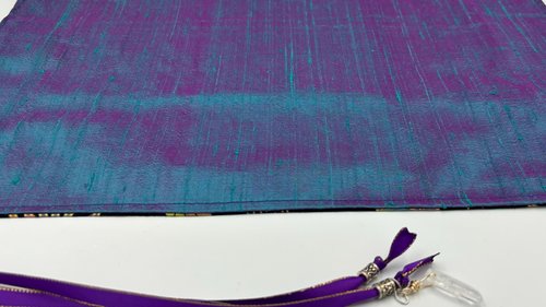 Reversible Silk Lined Tarot Wrap/ Celestial Tarot Wrap / Tarot Supplies / Tarot Deck Storage / Tarot Cloth / Tarot Supplies / Altar
