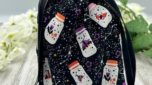 Constellations Tarot Bag/ Custom Tarot Pouch/ Keepsake Bag / Drawstring Bag / Oracle Bag / Crystal Bag / Tarot Pouch / Cosmetic Bag