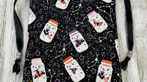 Constellations Tarot Bag/ Custom Tarot Pouch/ Keepsake Bag / Drawstring Bag / Oracle Bag / Crystal Bag / Tarot Pouch / Cosmetic Bag