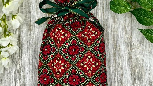 Mandala Tarot Bag/ Custom Tarot Pouch/ Keepsake Bag / Drawstring Bag / Oracle Bag / Crystal Bag / Tarot Pouch / Cosmetic Bag