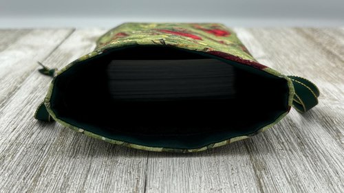 Cardinal Tarot Bag/ Custom Tarot Pouch/ Keepsake Bag / Drawstring Bag / Oracle Bag / Crystal Bag / Tarot Pouch / Cosmetic Bag