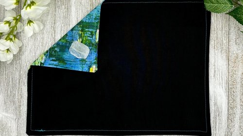 MINI Altar Cloth - Monet, Traveling Altar Cloth, Portable Altar Cloth, Small Spaces Altar, Home Office Altar