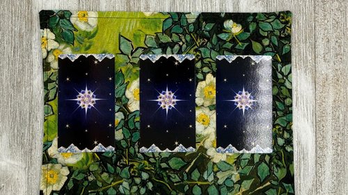 MINI Altar Cloth - Van Gogh, Traveling Altar Cloth, Portable Altar Cloth, Small Spaces Altar, Home Office Altar