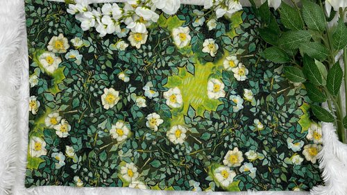 Van Gogh Altar Cloth, Tarot Cloth, Altar Decor, Double Sided Altar Cloth, Wall Hanging, Dice Mat, Centerpiece