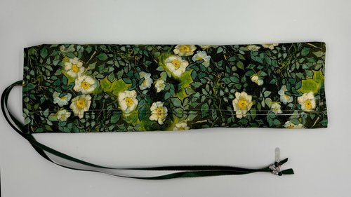 Reversible Silk Lined Tarot Wrap/ Van Gogh Tarot Wrap / Tarot Supplies / Tarot Deck Storage / Tarot Cloth / Tarot Supplies / Altar