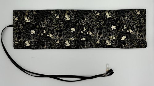 Reversible Silk Lined Tarot Wrap/ Plants Tarot Wrap / Tarot Supplies / Tarot Deck Storage / Tarot Cloth / Tarot Supplies / Altar