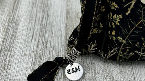 Plants Tarot Bag/ Custom Tarot Bag/ Keepsake Bag / Drawstring Bag / Oracle Bag / Jewelry Bag / Crystal Bag / Gift Bag / Tarot Pouch