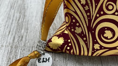 Leaves Tarot Bag/ Custom Tarot Bag/ Keepsake Bag / Drawstring Bag / Oracle Bag / Jewelry Bag / Crystal Bag / Gift Bag / Tarot Pouch
