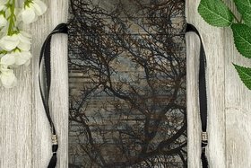 Dark Forest Tarot Bag/ Custom Tarot Pouch/ Keepsake Bag / Drawstring Bag / Oracle Bag / Crystal Bag / Tarot Pouch / Cosmetic Bag