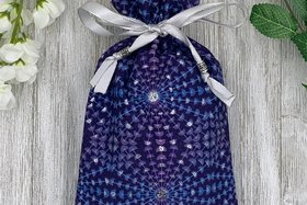 Pinwheel Tarot Bag/ Custom Tarot Pouch/ Keepsake Bag / Drawstring Bag / Oracle Bag / Crystal Bag / Tarot Pouch / Cosmetic Bag