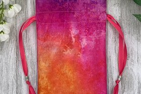 Sunrise Tarot Bag/ Custom Tarot Pouch/ Keepsake Bag / Drawstring Bag / Oracle Bag / Crystal Bag / Tarot Pouch / Cosmetic Bag