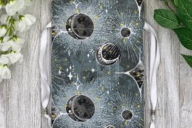 Star Burst Tarot Bag/ Custom Tarot Pouch/ Keepsake Bag / Drawstring Bag / Oracle Bag / Crystal Bag / Tarot Pouch / Cosmetic Bag