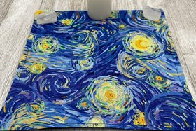 MINI Altar Cloth - Starry Night, Tarot Cloth, Traveling Altar Cloth, Portable Altar Cloth, Small Spaces Altar, Home Office Altar