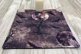MINI Altar Cloth - Tree, Tarot Cloth, Traveling Altar Cloth, Portable Altar Cloth, Small Spaces Altar, Home Office Altar