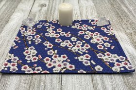 MINI Altar Cloth -Floral Traveling Altar Cloth, Portable Altar Cloth, Small Spaces Altar, Home Office Altar