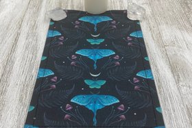 MINI Altar Cloth - Luna Moth, Traveling Altar Cloth, Portable Altar Cloth, Small Spaces Altar, Home Office Altar