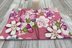 MINI Altar Cloth - Flowers Traveling Altar Cloth, Portable Altar Cloth, Small Spaces Altar, Home Office Altar