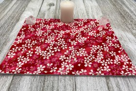 MINI Altar Cloth -Floral Traveling Altar Cloth, Portable Altar Cloth, Small Spaces Altar, Home Office Altar