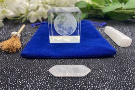 Full Moon Mini Altar Kit, Crystal Set, Altar Items, Spell Casting Items, Mini Altar items, Traveling Altar Item, Witch Kit, Meditation